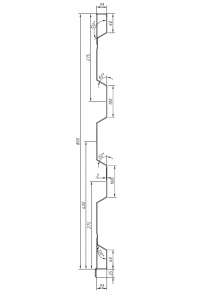 Profil-Horní čelo zadní-délka 2124mm