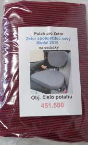 Potah sedačky spolujezdec Zetor M18 451.500