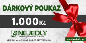 Dárkový poukaz 1000 Kč