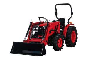 Traktor TYM F25 ((nakladač s lopatou za 92.000,- Kč + DPH)
