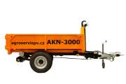 Traktorový nosič kontejnerů AKN-3000 za traktor nebo malotraktor