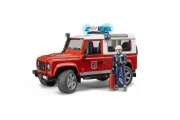 Bruder Land Rover hasičský vůz s hasičem 